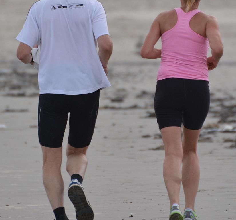 Jogging Mann Frau