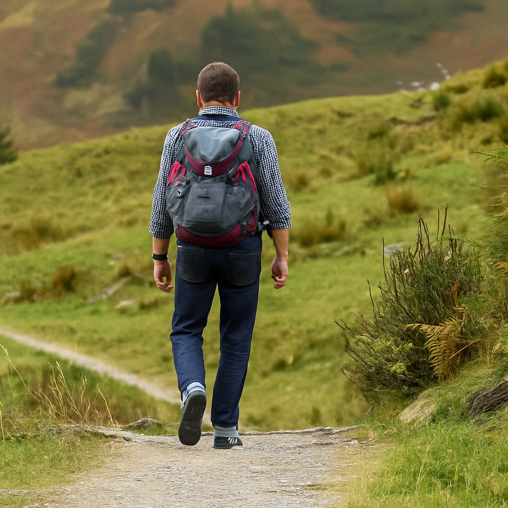 Wandern Mann Knorpel